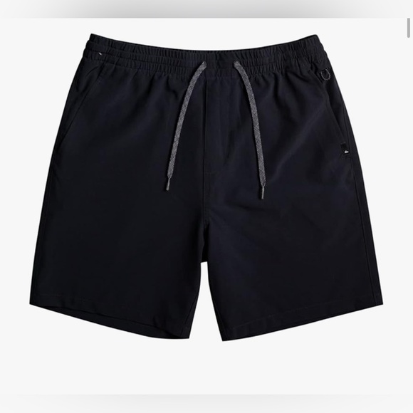 Quiksilver Boys - Union Elastic Amphibian Board Shorts - Black Size 3 - Picture 1 of 10